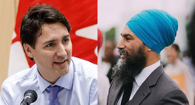 Coalition government could save Trudeau