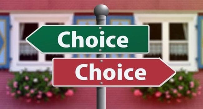 Making a choice