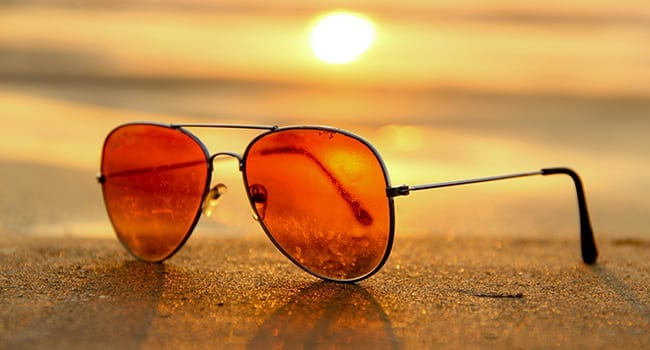 sunglasses sunset summer