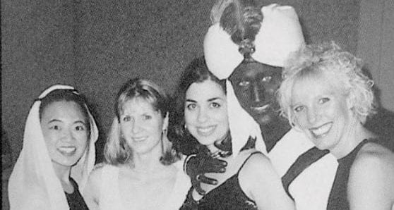 Justin Trudeau appeared in 'brownface' in a 2001 yearbook photo from the private school where he taught.