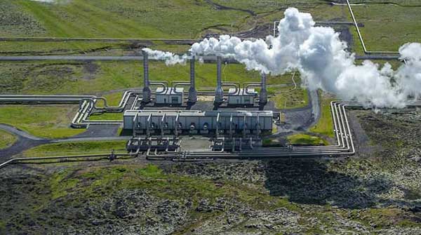 Geothermal energy plant natural renewable resource facility