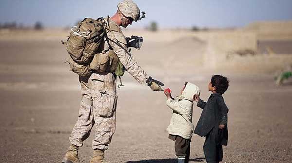 soldier children war conflict military