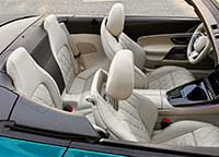 The Mercedes SL 55 AMG convertible