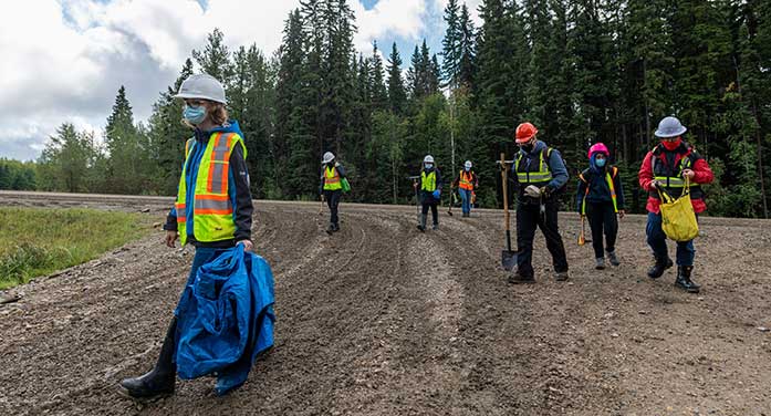 Students in forestry and environmental and conservation sciences