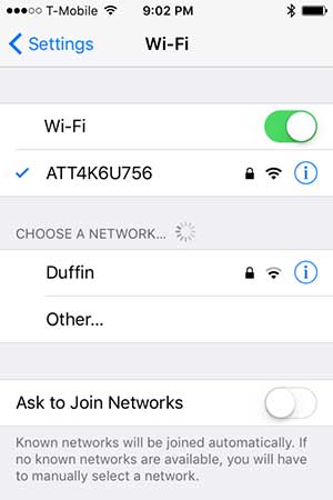 Unsecured Wi Fi