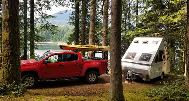 b.c. rec sites campsites lake