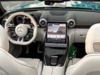 The Mercedes SL 55 AMG convertible