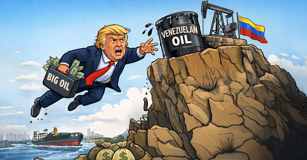 Trump is pushing Venezuela oil hard. The oil majors behind real investment are still wary and for clear legal and financial reasons