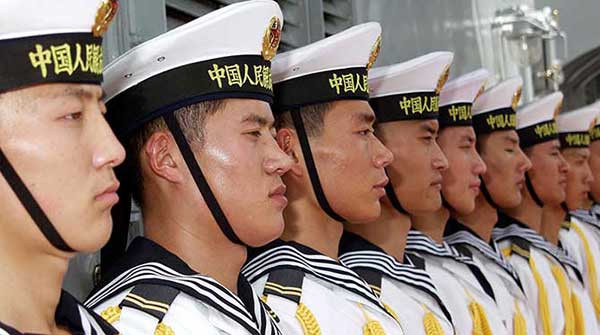 Chinese military sailors
