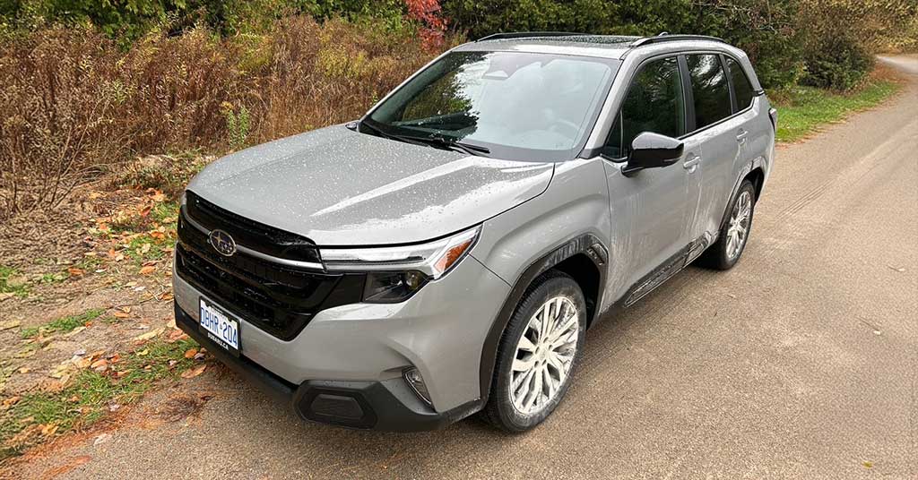 With top comfort ratings, roomy design and standard all-wheel drive, the 2025 Subaru Forester is a smart compact SUV choice in Canada