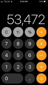 iPhone technology gadgets delete digits calculator app