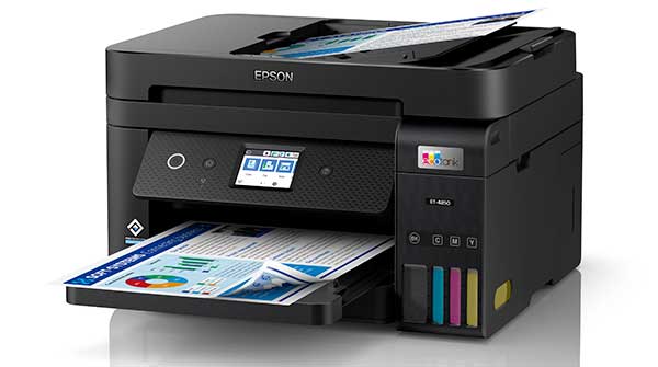 The Espon EcoTank ET-5850 printer