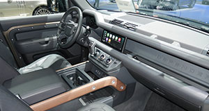 land rover defender interior
