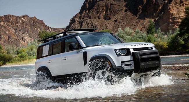 land rover defender exterior