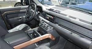 land rover defender interior