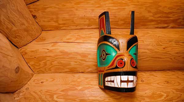 Indigenous Aboriginal Canadian mask