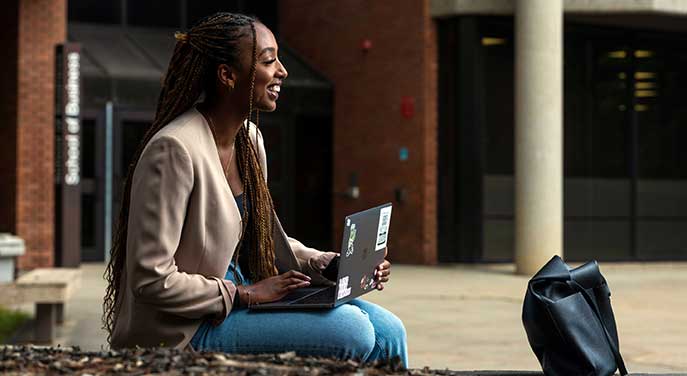 Hanna Daniel's dedication to volunteering in the community and supporting fellow students created a legacy that will live on after she graduates from the U of A. “The impact is what's most important for me.” (Photo: John Ulan)